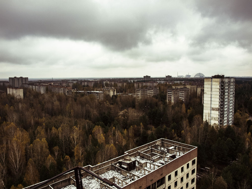 Prypjat - Übersicht über die Stadt